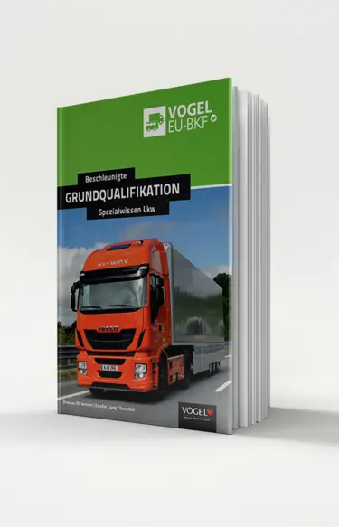 Für das Ersatzbild nach tatsächlichem Bildinhalt formulieren, beispielsweise: „Schulungsunterlagen für Modul 5 LKW Güterverkehr Spezial zur Berufskraftfahrer-Weiterbildung“.